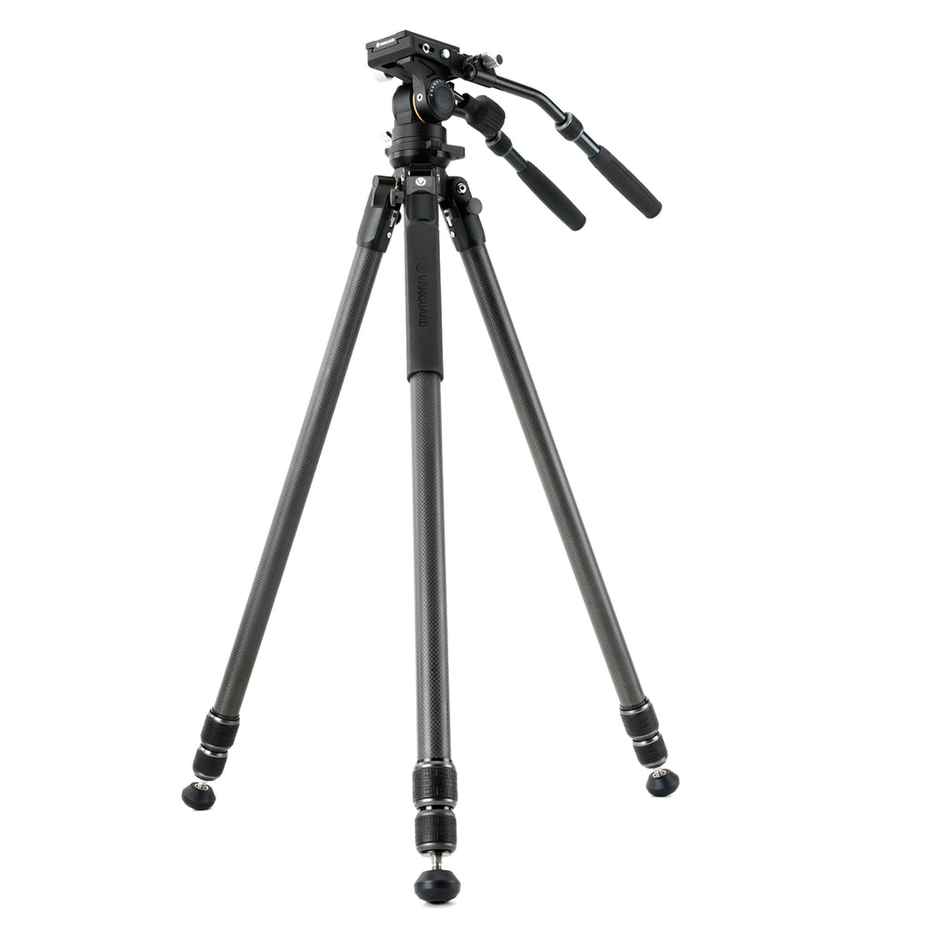 Alta Pro 3VL 303CV 18 - Carbon Tripod with levelling base and video head - 15kg load capacity