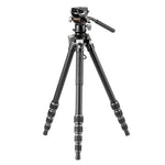 Alta Pro 3VLT 235AV 10 - Aluminium Travel Tripod with levelling base and video head - 5kg load capacity