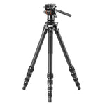 Alta Pro 3VLT 235CV 10 - Carbon Travel Tripod with levelling base and video head - 5kg load capacity