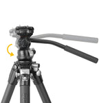 Alta Pro 3VLT 235CV 12 - Carbon Travel Tripod with levelling base and video head - 5kg load capacity