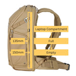 VEO Metro B25L : 25 Litre Camera Backpack - Beige