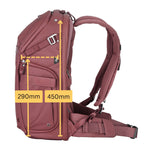 VEO Metro B25L : 25 Litre Camera Backpack - Burgundy