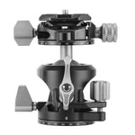 LB-50S Dual Axis Low Profile Ball Head (20kg Load Capacity)