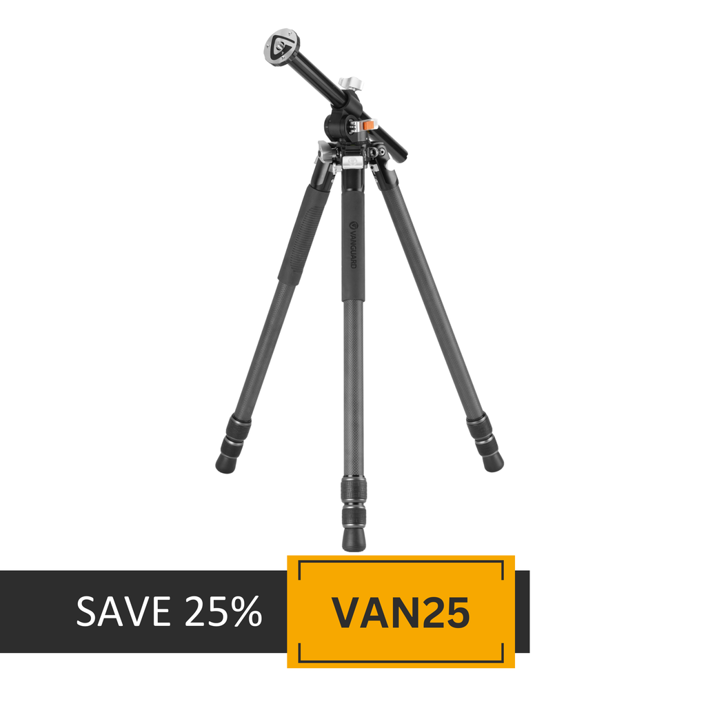 VEO 3+ 303CT Versatile Tall Carbon Tripod - 25kg Load Capacity