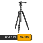 VEO 3T 235AP Solid Aluminium Travel Tripod with 2-way Pan Head - 6kg load capacity