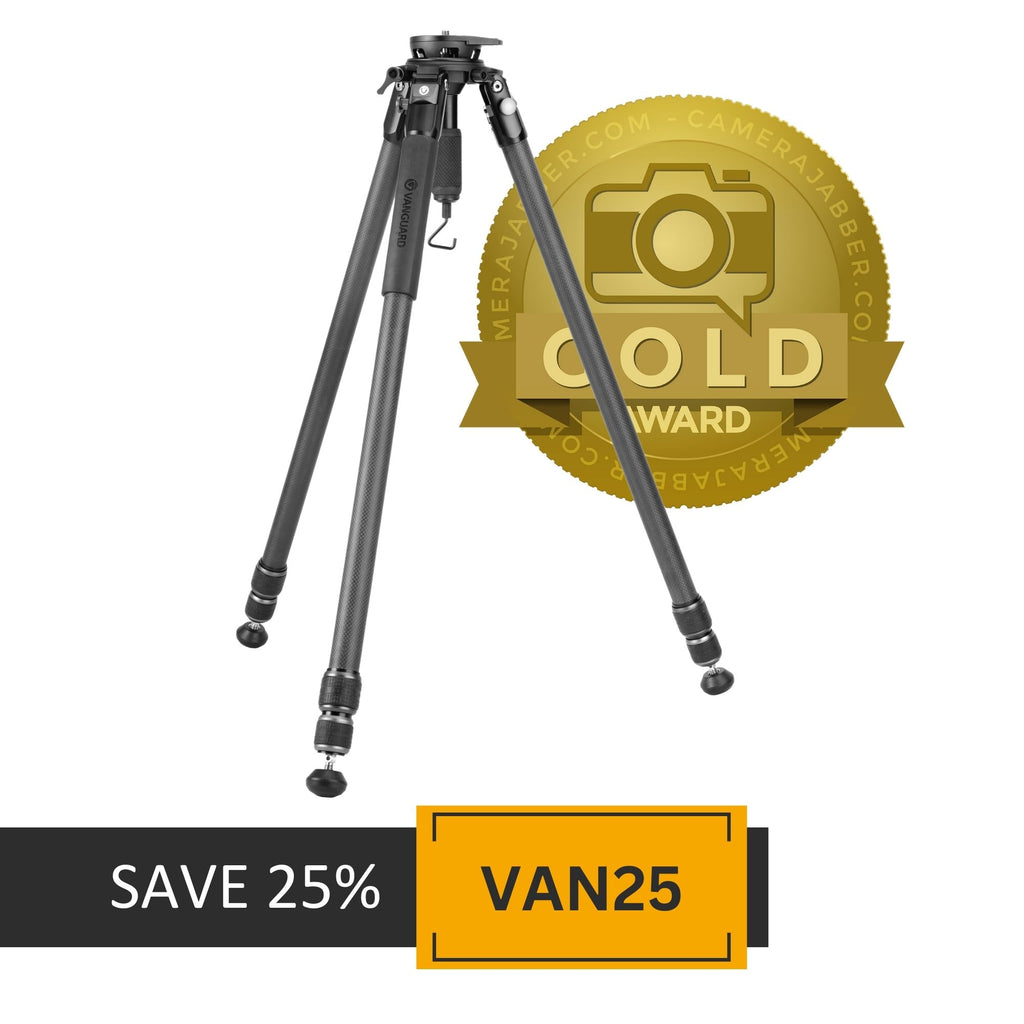 Alta Pro 3VRL 303CT - Carbon Tripod with removable levelling base - 25kg load capacity