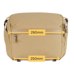 VEO Metro S7L : 7 Litre Camera Shoulder Bag - Beige