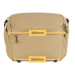 VEO Metro S9L : 9 Litre Camera Shoulder Bag - Beige