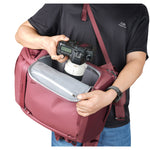 VEO Metro B25L : 25 Litre Camera Backpack - Burgundy