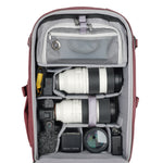 VEO Metro B30L : 30 Litre Camera Backpack - Burgundy