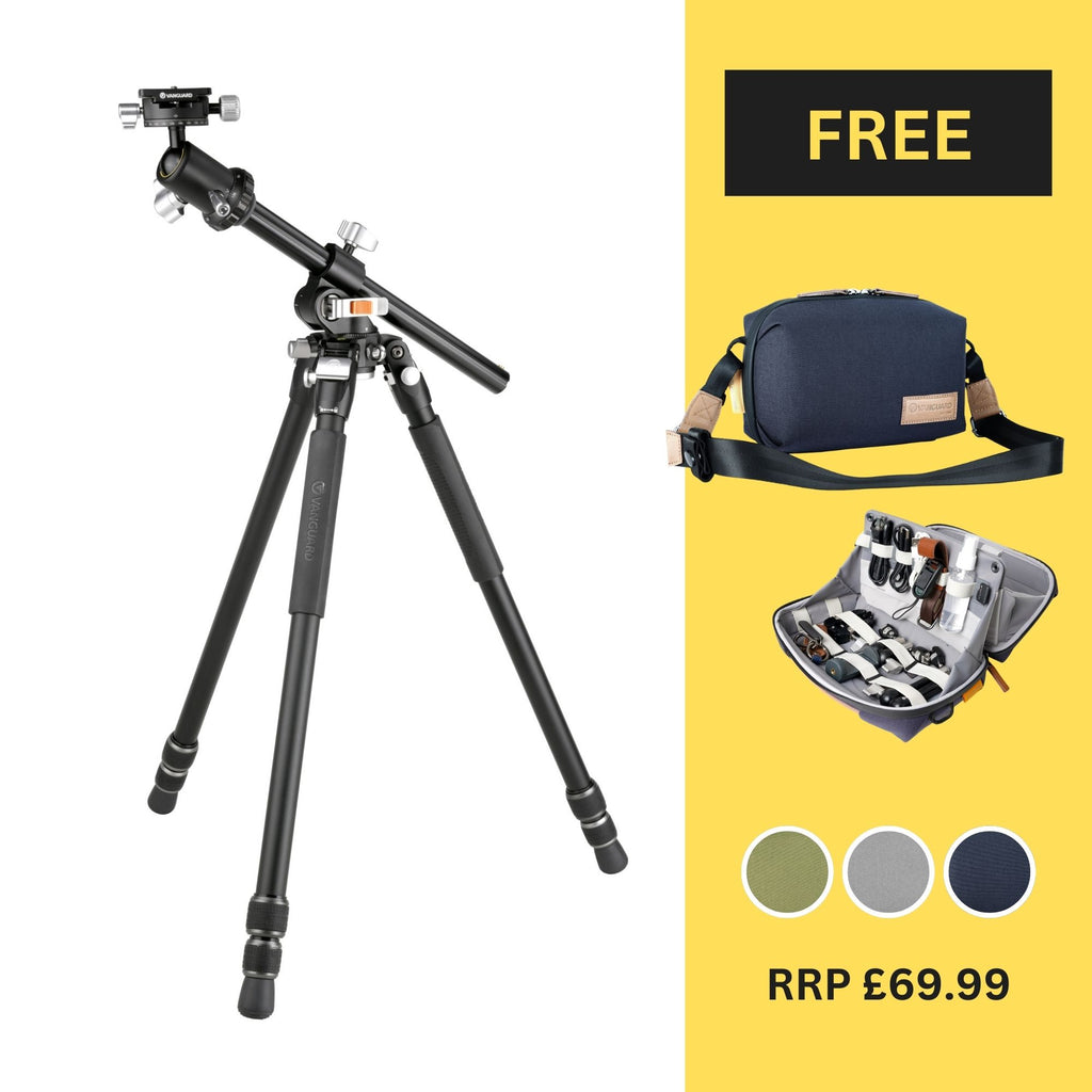 VEO 3+ 263AB 160S : Aluminium Tripod with Arca Compatible Dual Axis Ball Head & MACC - 15kg Max Load