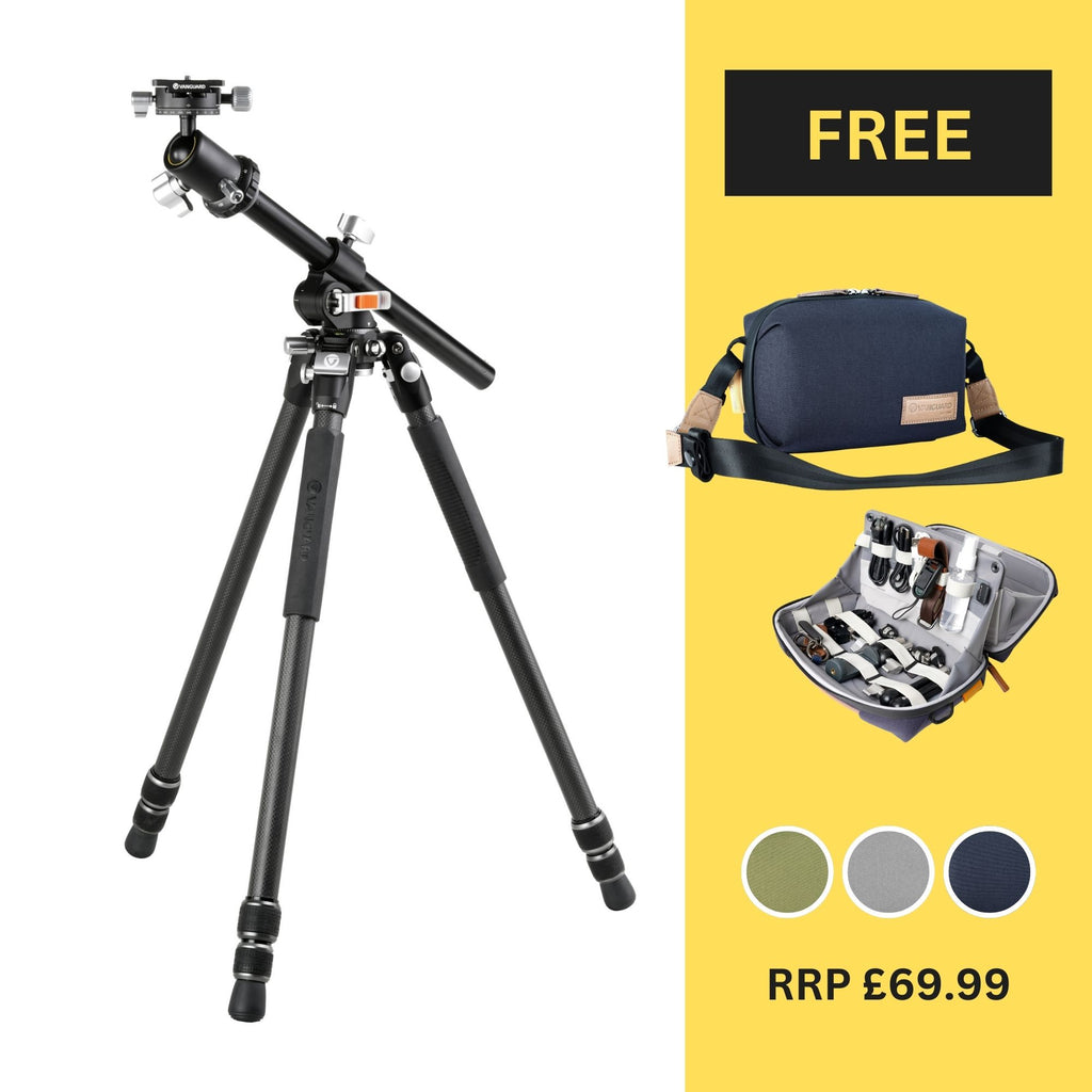 VEO 3+ 263CB 160S Versatile Carbon Tripod with Dual Axis Ball Head - 15kg Load Capacity