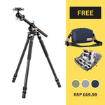 VEO 3+ 263CB 160S: Carbon Tripod with Arca Compatible Dual Axis Ball Head & MACC - 15kg Max Load