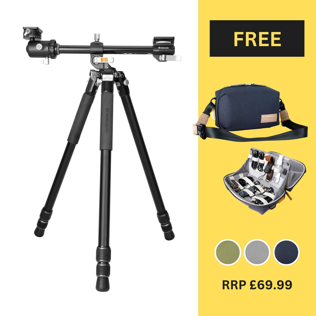 VEO 3+ 303ABS : Aluminium Tripod with Arca Compatible Dual Axis Ball Head & MACC - 25kg Max Load