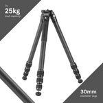 VEO 5X 304CT Carbon Tripod - 20kg load capacity