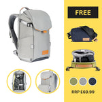 VEO City B37 : 13 Litre Camera Backpack - Grey