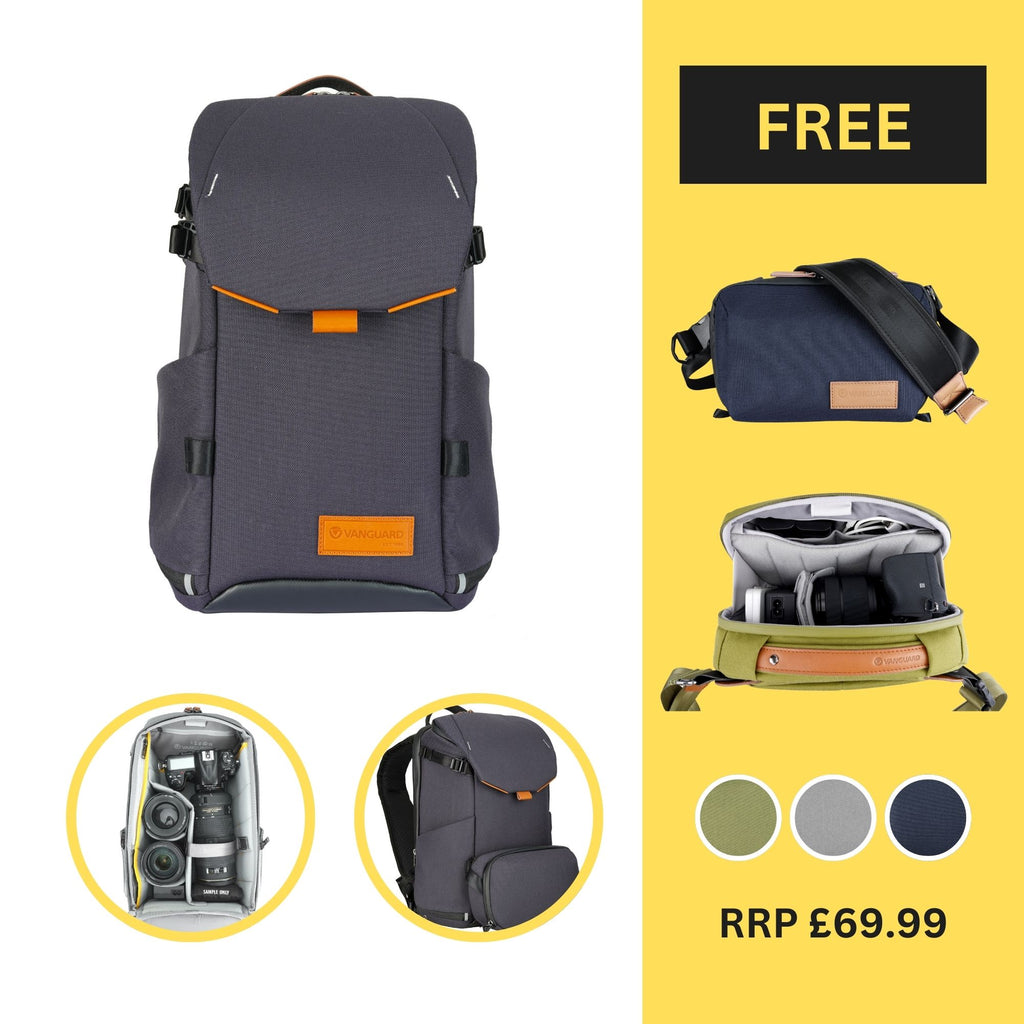 VEO City B37 : 13 Litre Camera Backpack - Blue