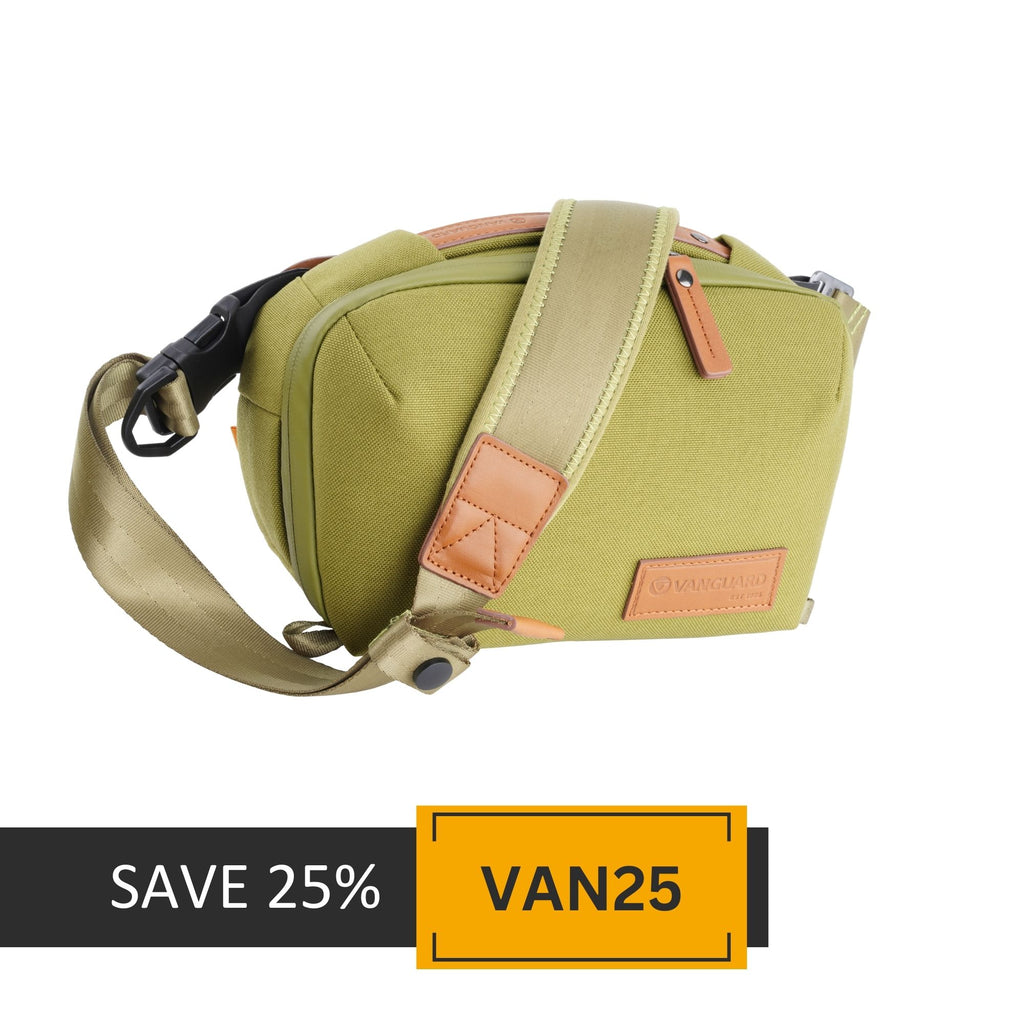 VEO CITY CB29 GR 6 Litre Cross Body Bag - Green