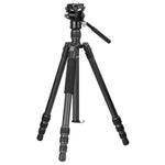 VESTA GO 234CV 10 Carbon Travel Tripod with Video Head - 5kg Capacity