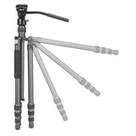 VESTA GO 234CV 10 Carbon Travel Tripod with Video Head - 5kg Capacity