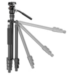 VESTA GO 264AV 12 Aluminium Travel Tripod with Video Head - 6kg Capacity