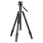 VESTA GO 264CV 12 Carbon Travel Tripod with Video Head - 6kg Capacity