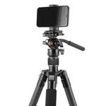 VESTA GO 264CV 12 Carbon Travel Tripod with Video Head - 6kg Capacity