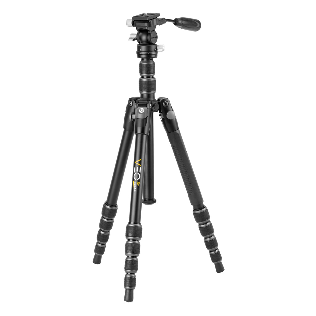 VEO 3T 235AP Solid Aluminium Travel Tripod with 2-way Pan Head - 6kg load capacity