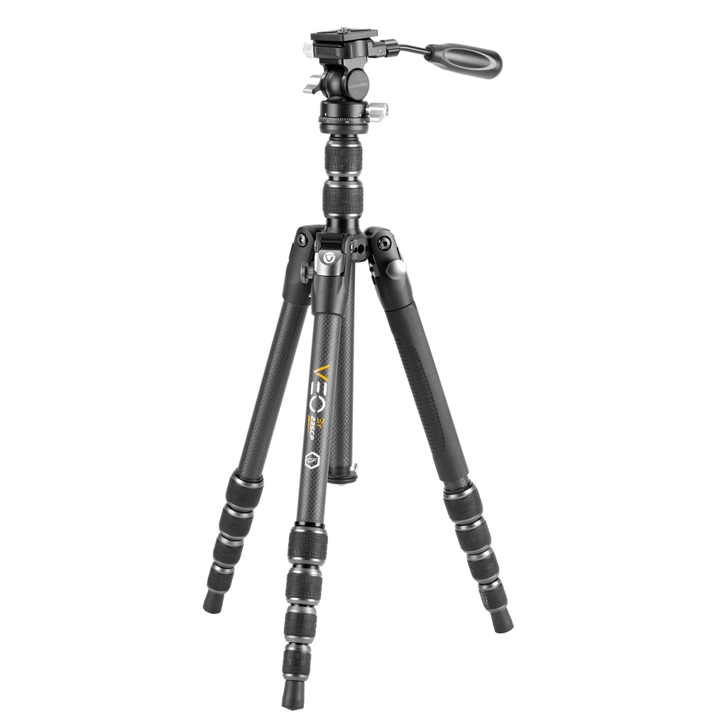 VEO 3T 235CP Solid Carbon Travel Tripod with 2-way Pan Head - 6kg load capacity