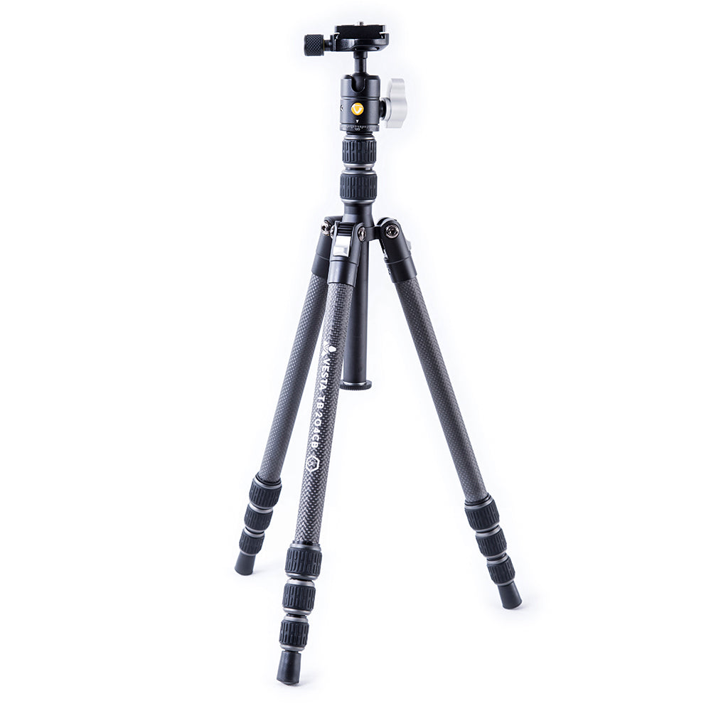 VESTA TB 204CB Carbon Fibre Travel Tripod with Twist Locks- 3kg Load Capacity